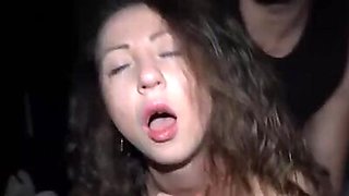 College Teen ROUGH Fucked and Creampied by her Roommates