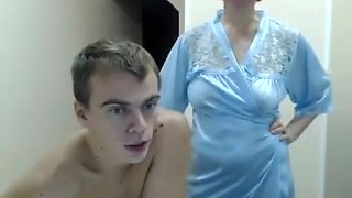 Young boy and Mature Woman Fucking