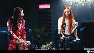 Dolly and Sofia Unravel Sapphic Passion in Podcast Mishap