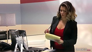 Shameless bimbo Danica Dillon sex movie