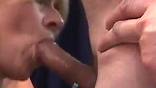 Busty Blonde MILF Gangbanged by Throbbing Cocks Dripping Everywhere