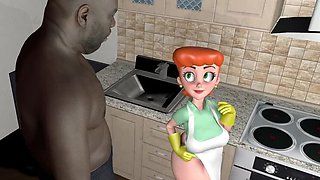 JubeiKiba's Hot Stepmom Gets a Huge BBC Creampie Facial