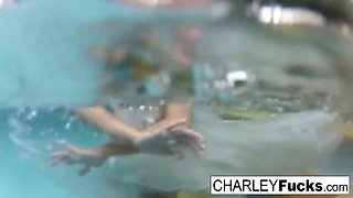 Charley Chase shows of her amazing tits