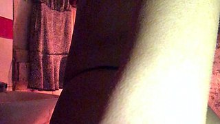 Sexy teen ebony solo toy masturbation