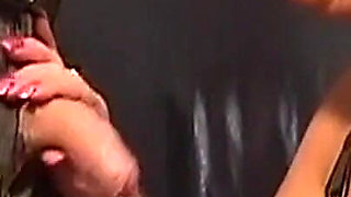 Mature Brunette MILF Bound and Dominated in Fetish Gear