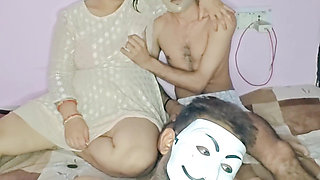 Ex-boyfriend and Boyfriend Had Threesome Sex at Home