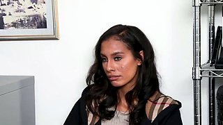 Busty secretary wants him to jizz in mouth