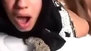 Hijab whore gets fucked by her haram boyfriend