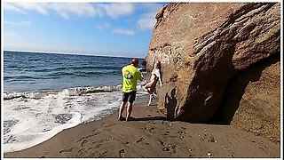 Sexy Photoshoot On A Deserted Beach