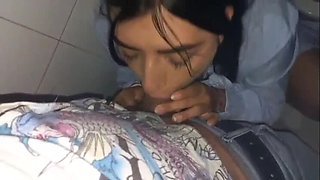 Cute Skinny Latina Amateur Taken To Disco Bathroom For Public Sex