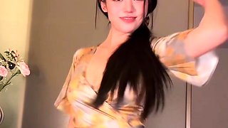 Cute Asian Chubby Teen Wild Dildo Masturbation