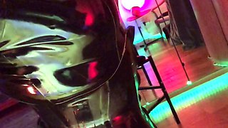 Latex bitch plays bdsm games in euro porn movie