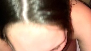 Amateur Bikini Babe in Blue is POV Blowjob Slut