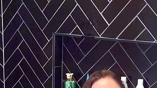 Big boobs webcam slut toys her asshole