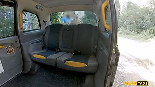 Fake cab - fantastic hooters need a gentle massage to make her sense finer