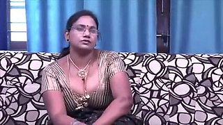aunty’s big boobs in private room