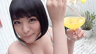 Asian Japanese Porn Babe Sucks Cock Then Gets Clit Rubbed