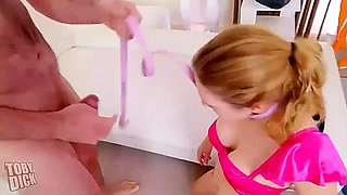 No Tease! Princess Pussy Takes Deeply! With Anna Aj And Toby Dick