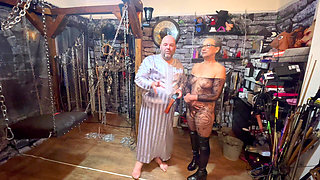 Lanista Beaer Teaches Blackberrymilf How Ro Spank with a Belt.
