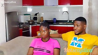 Curvy african beauty shares intense young passion
