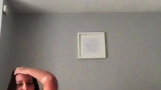 Busty blonde babe giselle solo toying