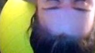 Amateur housewife blowjob and handjob with cumshot
