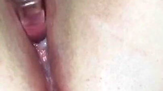 Glass Dildo Pussy Play