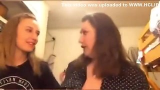 Mother Flashing Her Tits On Daughters Live