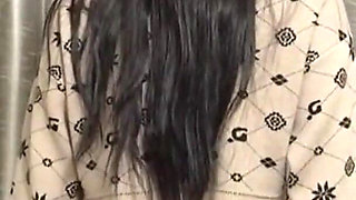 Long Black Hair College Girl Ex-delinquent