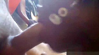 African ebony blowjob cum in mouth 1