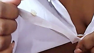Masturbating and Drenched in Pee