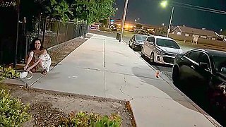 Nicole Niagara - Filmed Being A Slut In Front Of Strangers Solo Car Fun