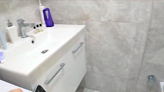 I accidentally spotted my wonderful Step mummy bare in the bathroom... She caught me