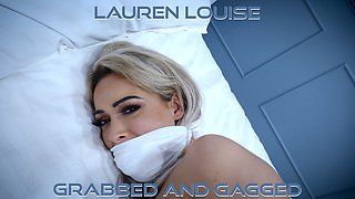 Lauren Louise - Topless Bondage Tied Up Gagged Bound and Gagged ( GagAttack.NL )