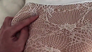 Foot Fetish Stepsister in Fishnets Railed so Hard! She Couldn't Stop Trembling!