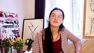 Hairy German tattoo brown-haired loves xxx masturbation