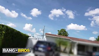 Bangbros - stunning juniper ren’s Tight Pussy captures hard as she gets pounded and facialed on the nail bus