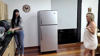 Lesbian Boss Fuck: Kourtney Love & Yenifer CHP Eat Pussy For Cash - Big Tits Latina Teen HD