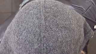 Teenage girl gets fucked in public school bathroom
