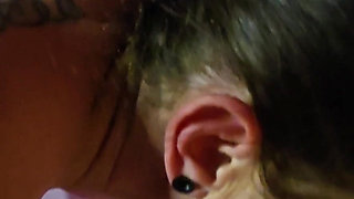 Sexy Big Tit Tattooed Brunette Gets Fucked and Swallows Cum