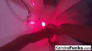 Kendra Cole takes a sexy shower!