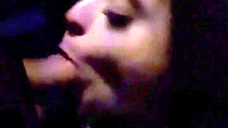 First Time Doing Deep Throat in the Club Bathroom