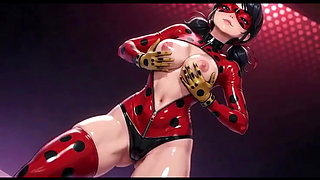 Ladybug Shiny Latex Hentai Tease Big Tits Compilation