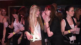 Reality porn video with horny drunk girls sucking big dicks