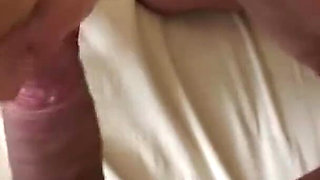 Cute teen is riding guy's cock in POV