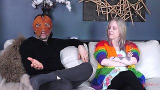 Degraded and dildoed teen takes toy up ass