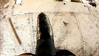 Naughty blonde femdom fetish hottie rams ass with strapon