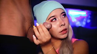 Adorable webcam model, Imvalentina, pleases Jesusjavier orally on camera