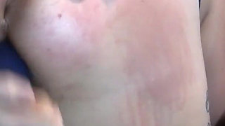 Chastity toy fucked and flogged screams in punishment