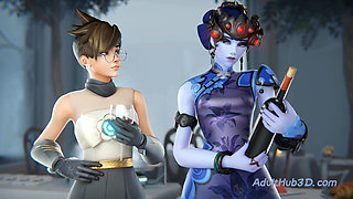 Bride's Pre-Wedding Surprise: 3 Big Cocks Please Her Deep